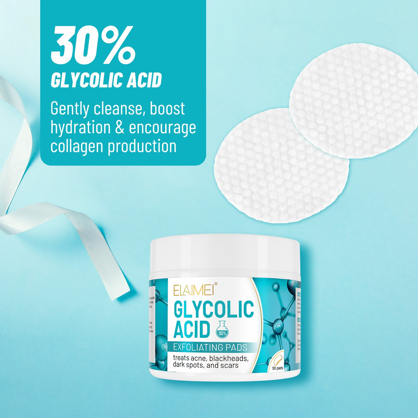 Elaimei Glycolic Acid Chemical Peel Face Skin Care Anti Acne Scars