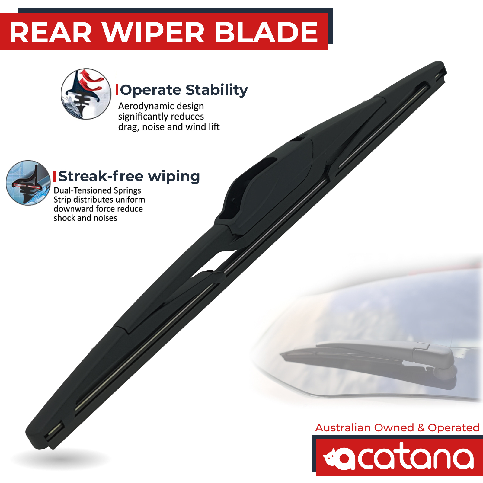 Rear Wiper Blade For Mazda 3 BM 2013 2014 2015 2016 Hatch 12" Tailgate | eBay 2015 Mazda 3 Rear Wiper Blade Size