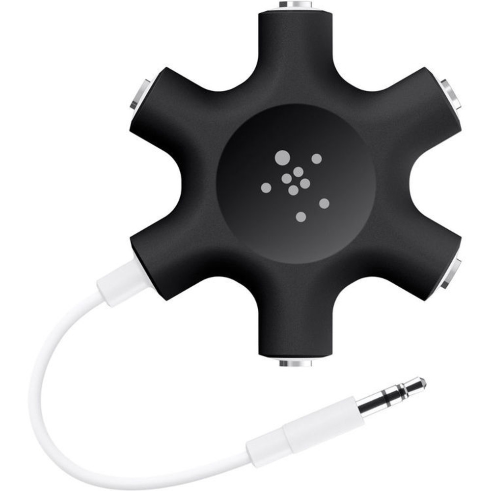 BELKIN 5-Way 3.5mm Stereo Headphone Earphone Audio Splitter Hub for All iPod MP3