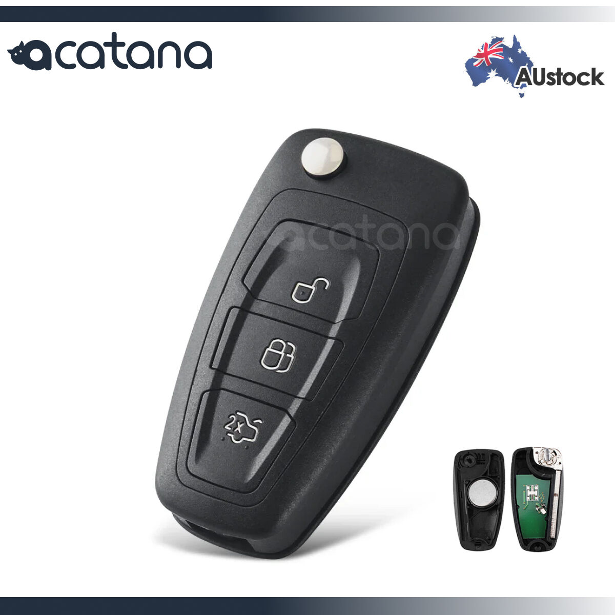 Remote Flip Key Suits for Ford BF FG Falcon 2005 2006 2007 2008 2009