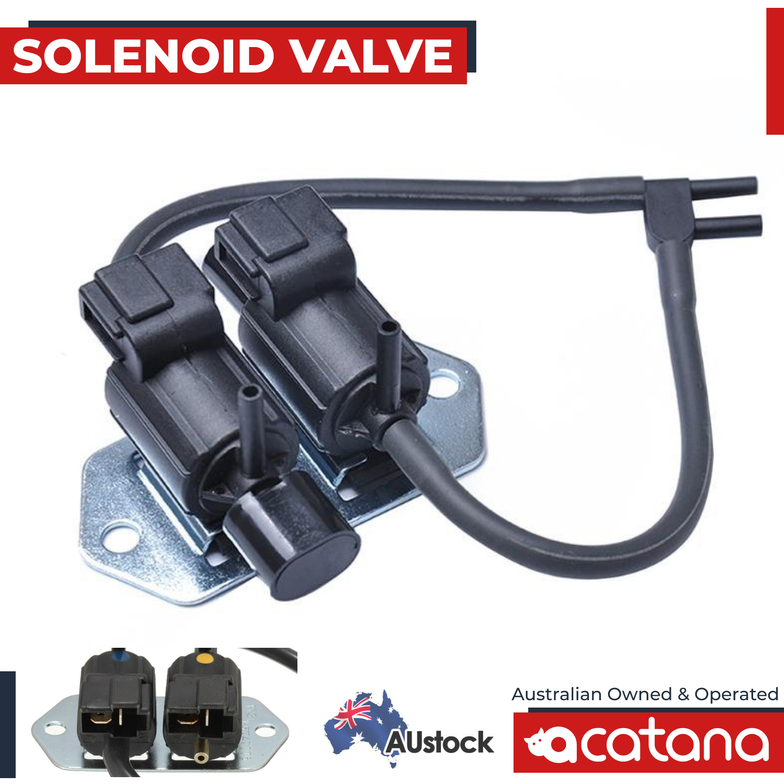 Válvula Solenoide Delantera Mitsubishi Triton MK 1996-2006 – Genuina MB937731, Japón