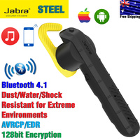 Jabra STEEL Mono Single-Ear Headset, Bluetooth 4.1, A2DP, Dust/water/shock resistant for rough environments, Works with any Bluetooth enabled device,