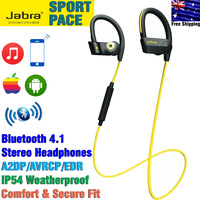 Jabra Sport Pace Bluetooth Wireless Sports Earbuds Weatherproof Headset, Yellow