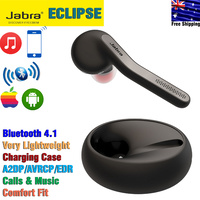 Jabra Eclipse Bluetooth Premium Grade Single-Ear Mono Headset with Charging Case, Black