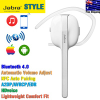 Jabra Style Bluetooth 4.0 Mono Headset, HD Voice, Automatic volume adjustment Single-Ear Earset, White