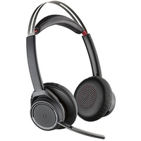Plantronics Voyager Focus B825 Standard STEREO UC Bluetooth USB Headset with Hi-Fi stereo A2DP DSP and 12H Battery
