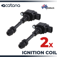 x2 Ignition Coils for Nissan Xtrail X-Trail T30 2002 - 2007 2.5L QR25DE Engine 22448-8H300
