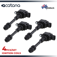 Acatana x4 Ignition Coils for Nissan Xtrail X-Trail T30 2002 - 2007 2.5L QR25DE Engine 22448-8H300