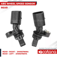 2x ABS Wheel Speed Sensor for Seat Leon 2005 - 2013 (Rear Right Left)