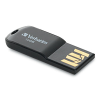 Verbatim Store'n'Go 8GB Micro USB Flash Drive, Water and Dust Resistant, Black