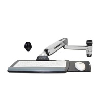 Ergotron 45-354-026 Wall Mount Sit Stand Arm Platform Holder Bracket Workstation for Keyboard Mouse
