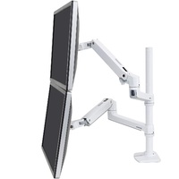 Ergotron 45-509-216 Dual Monitor Stand Arm Desk Mount Screen Display LED LCD TV Holder Bracket Up to 40"