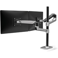 Multi Monitors Mount Dual Stacking Arm ERGOTRON 45-549-026 polished aluminum