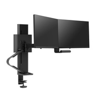Ergotron 45-631-224 Dual Monitor Stand Arm Desk Mount Screen Display LED LCD TV Holder Bracket Up to 27"