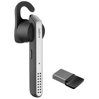 Jabra Stealth UC Bluetooth Mono Headset, HD Sound with Noise Reduction, Tap-to-Pair with NFC