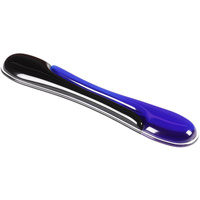 Kensington Duo Gel Keyboard Wrist Rest 62397 Easy Wipe-Clean Black and Blue