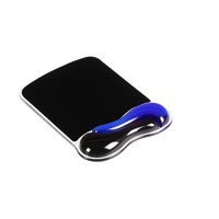 Duo Gel Mouse Pad Blue Smoke (Black) Wrist Rest Kensington 62401