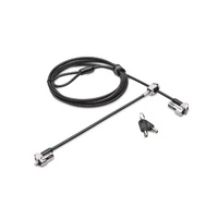 Keyed Dual Head Laptop Lock Carbon Steel Cable Pivot and Rotation NanoSaver Kensington 64448
