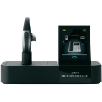 Jabra Motion Office MS Wireless Bluetooth Headset Single Ear, Microsoft Optimized, Black