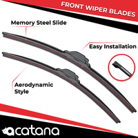 Replacement Wiper Blades for Mercedes Benz C-Class W203 Facelift 2003 - 2006, Set of 2pcs