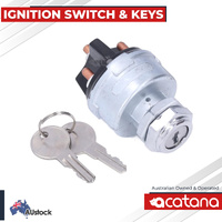 Universal Ignition Switch 12V 4 Position with 2 Keys for Tractor Truck Equipment
