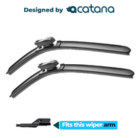acatana Wiper Blades for Alpine A110 2018 - 2021 Set 23" + 17" - Front