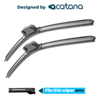 acatana Wiper Blades for Audi RS4 B7 Cabriolet 2007 Set 22" + 22" - Front