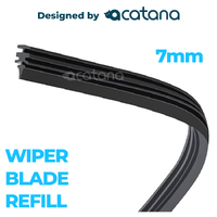 1x 28" Wiper Blade Refill Windscreen Strip Replacement 7 mm Rubber 70 cm for 838