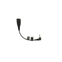 Jabra Quick Disconnect (QD) to 2.5mm pin stereo Cable plug 15cm