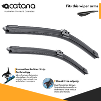 Windscreen Wiper Blades for Holden Colorado RG 2012 - 2020, (KIT of 2pcs)