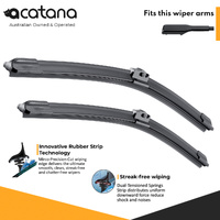 Windscreen Wiper Blades for Renault Captur J87 Facelift 2017 - 2019, (KIT of 2pcs)