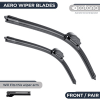 Aero Wiper Blades for Mercedes AMG C55 W203 2004 - 2007, Pair Pack