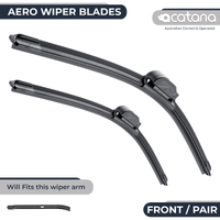 Aero Wiper Blades for Renault Grand Scenic J84 2007 - 2010, Pair Pack