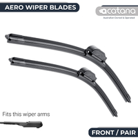 Aero Wiper Blades for Mercedes Benz GLA-Class X156 Facelift 2015 - 2019 Pair Pack