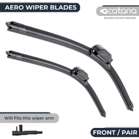 Aero Wiper Blades for Mercedes Benz E-Class W212 A207 C207 2009 - 2014 Pair Pack