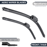 Aero Wiper Blades for Jaguar F-Pace X761 2016 - 2022, Pair Pack