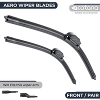 Wiper Blades for Audi S6 C7 2012 2013 2014 2015 2016 2017 Front Pair 26" + 20"