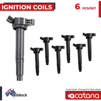 6x Ignition Coils for Toyota RAV 4 GSA33 GSV40 Tarago Lexus RX350 ES Plug Pack fits OEM 90919A2002