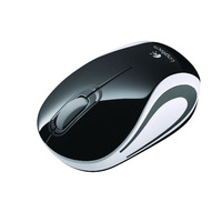 Logitech M187 Wireless Mini Mouse with compact 2.4GHz Nano Receiver, 1000DPI, Ambidextrous, Black