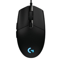 Logitech G PRO Wired Gaming Mouse Light Sync RGB HERO 16K SENSOR 6 Buttons