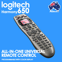 Logitech Harmony 650 Infrared All-in-One Universal Remote Control, Programmable with Color Display