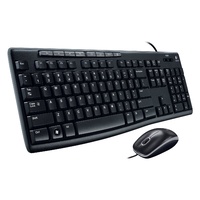 Keyboard and Mouse Combo Media USB 1000DPI Optical MK200 Logitech 920-002693