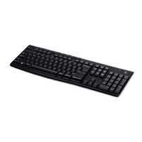 Keyboard Wireless 2.4GHz USB Unifying Receiver Multimedia Keys K270 Logitech 920-003057