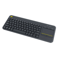 Logitech K400 Plus Wireless Touch PC-to-TV Entertainment Keyboard - Black