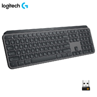 Wireless Illuminated Keyboard Logitech MX Keys Advanced Graphite Black with USB-C 920-009418