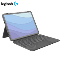 Keyboard Case Logitech Combo Touch for iPad Pro 11-inch Trackpad Backlit 11" Oxford Grey 920-010150