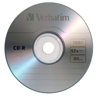 Original VERBATIM Recordable CD-R 700MB Spindle 52X ( Pack of 50 Pieces ) 94691