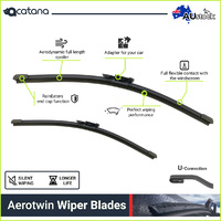 Wiper Blades for Rav 4 XA10 1994 - 2000 Front Aero Pair 20" + 18" Windscreen Set