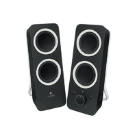 Stereo Speakers 2.0 Multimedia Compact Audio PC Tablets Phone Z200 Logitech 980-000850
