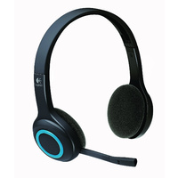 Logitech H600 Wireless Headset, Black & Blue, 2 Years Warranty